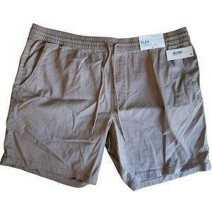 Arizona Jean Co. Flex Mens Shorts Classic‎ Fit Above Knee Khaki XXL